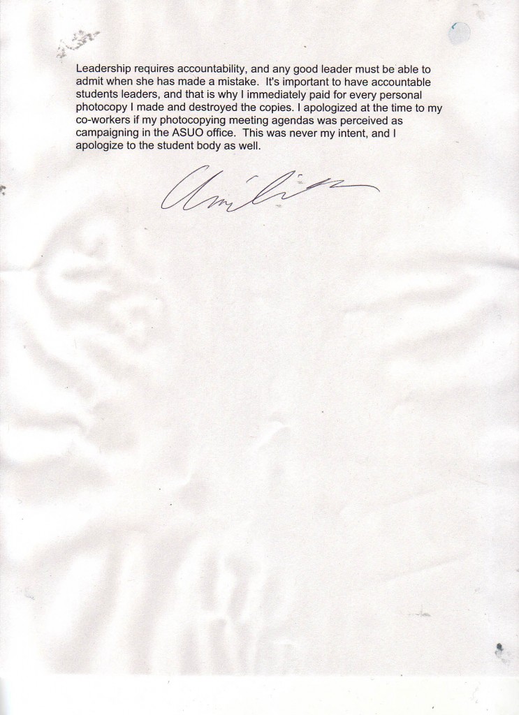 Apology